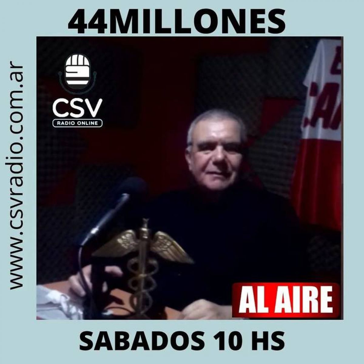 DANIEL GALOTO EN RADIO "#CSV" DE LA CIUDAD AUTÓNOMA DE BUENOS AIRES. SÁBADOS 10.00 HS.-