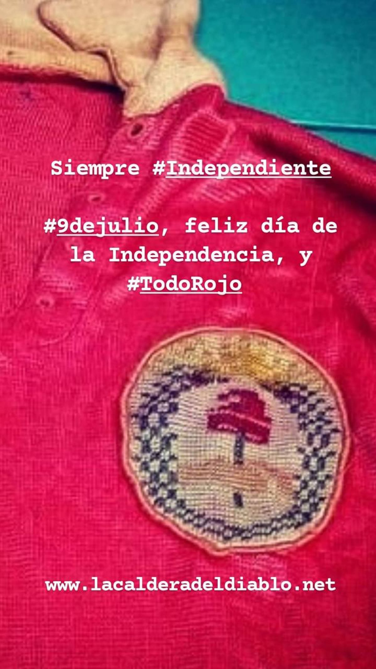 Feliz día de la Independencia, también para los que somos Independientes todos los días.