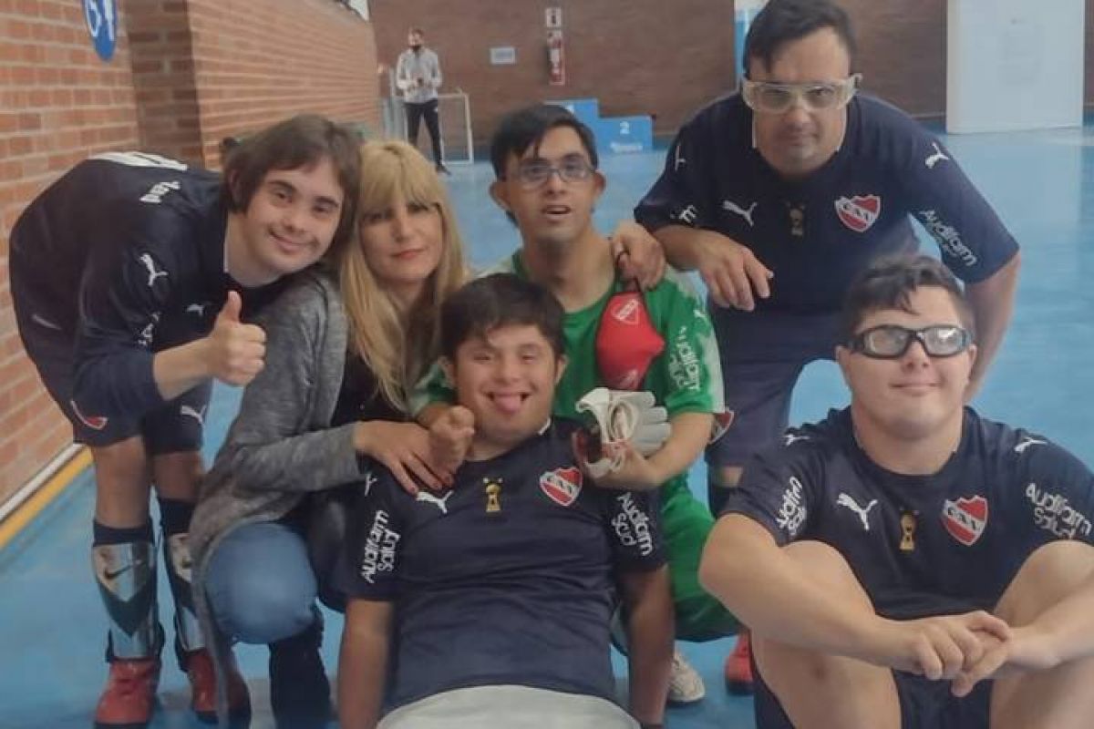 GRAN JORNADA. El equipo de Fútbol Adaptado cosechó tres triunfos en una gran tarde.