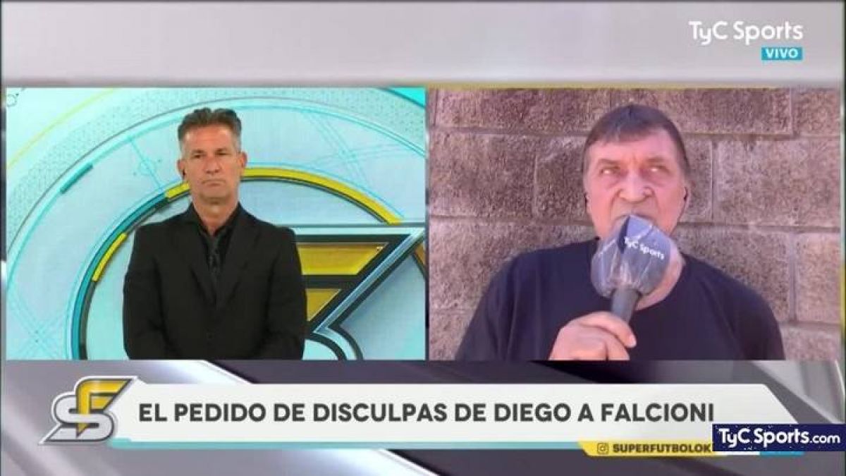 @TyCSports El pedido de disculpas de Diego Díaz a Julio César Falcioni