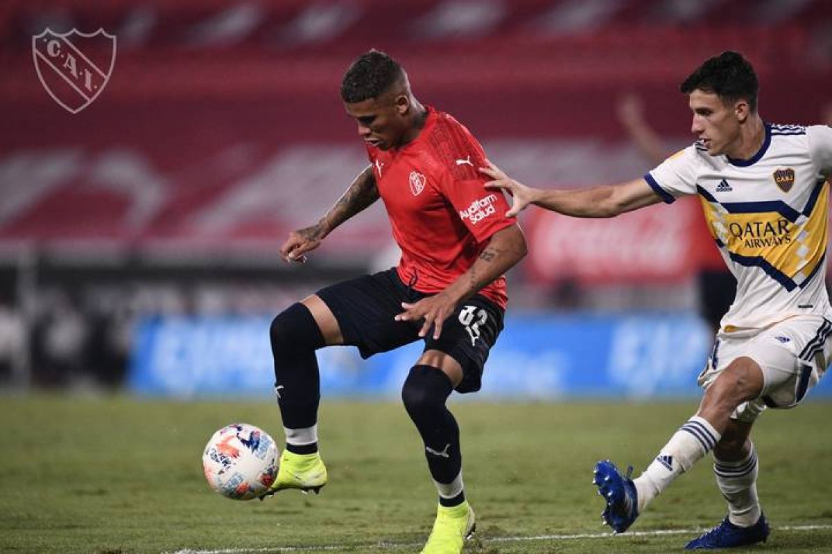 INDEPENDIENTE 1 - 1 BOCA.-