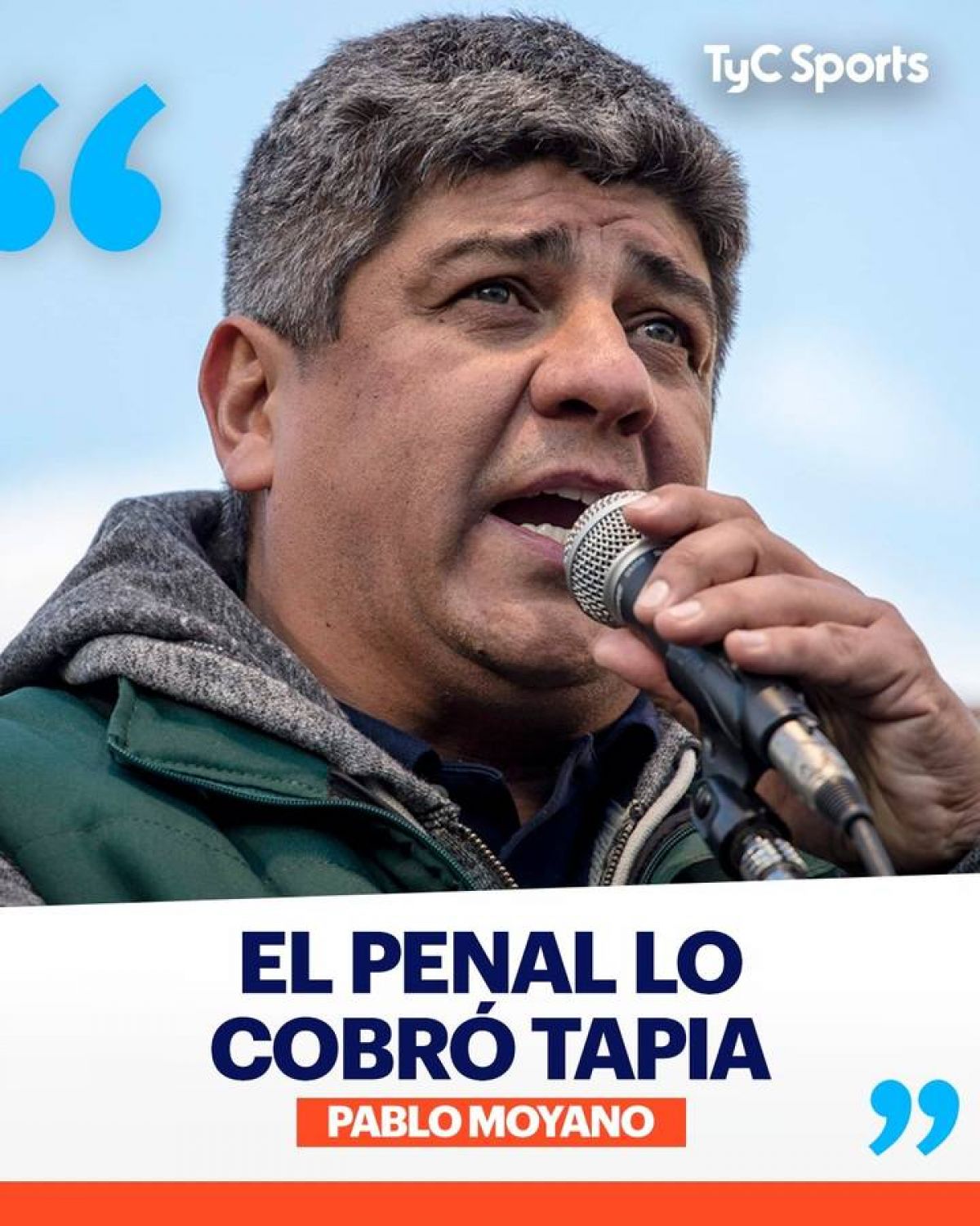 @TyCSports Pablo #Moyano pasó por #Domingol tras la polémica en el clásico de Avellaneda...