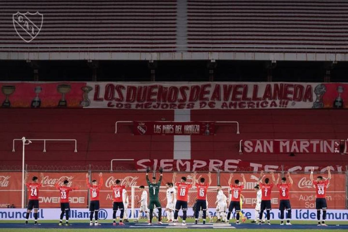 @Independiente Triunfazo desde adentro...