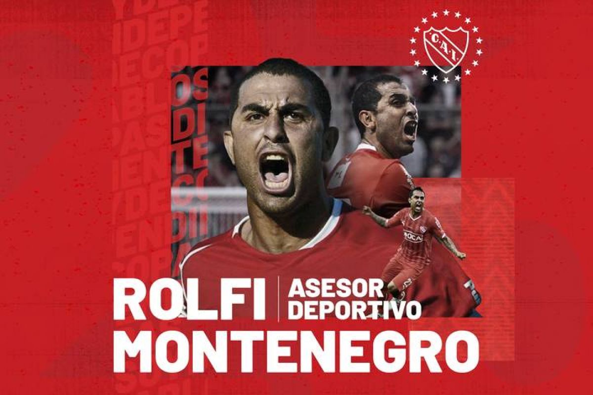 Daniel Gastón Montenegro es el nuevo Asesor Deportivo de Independiente.