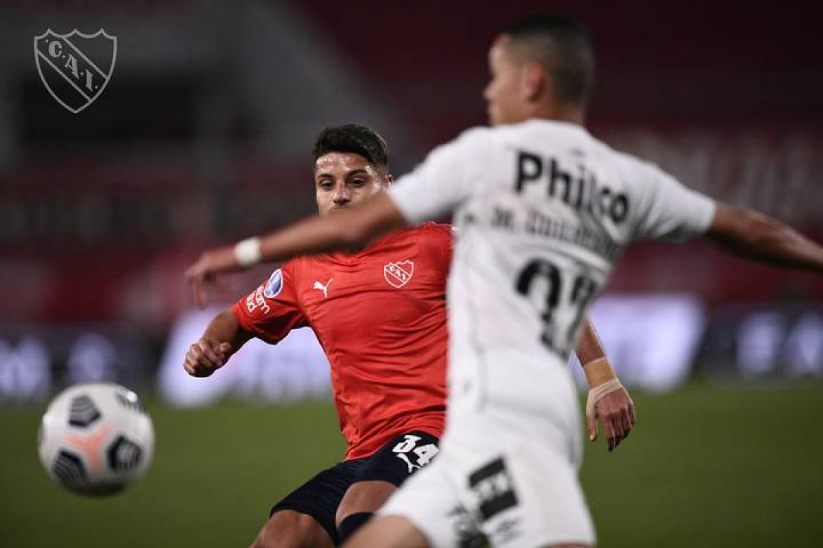 #Independiente empató 1 a 1 como local ante #Santos y quedó eliminado de la Copa Sudamericana.