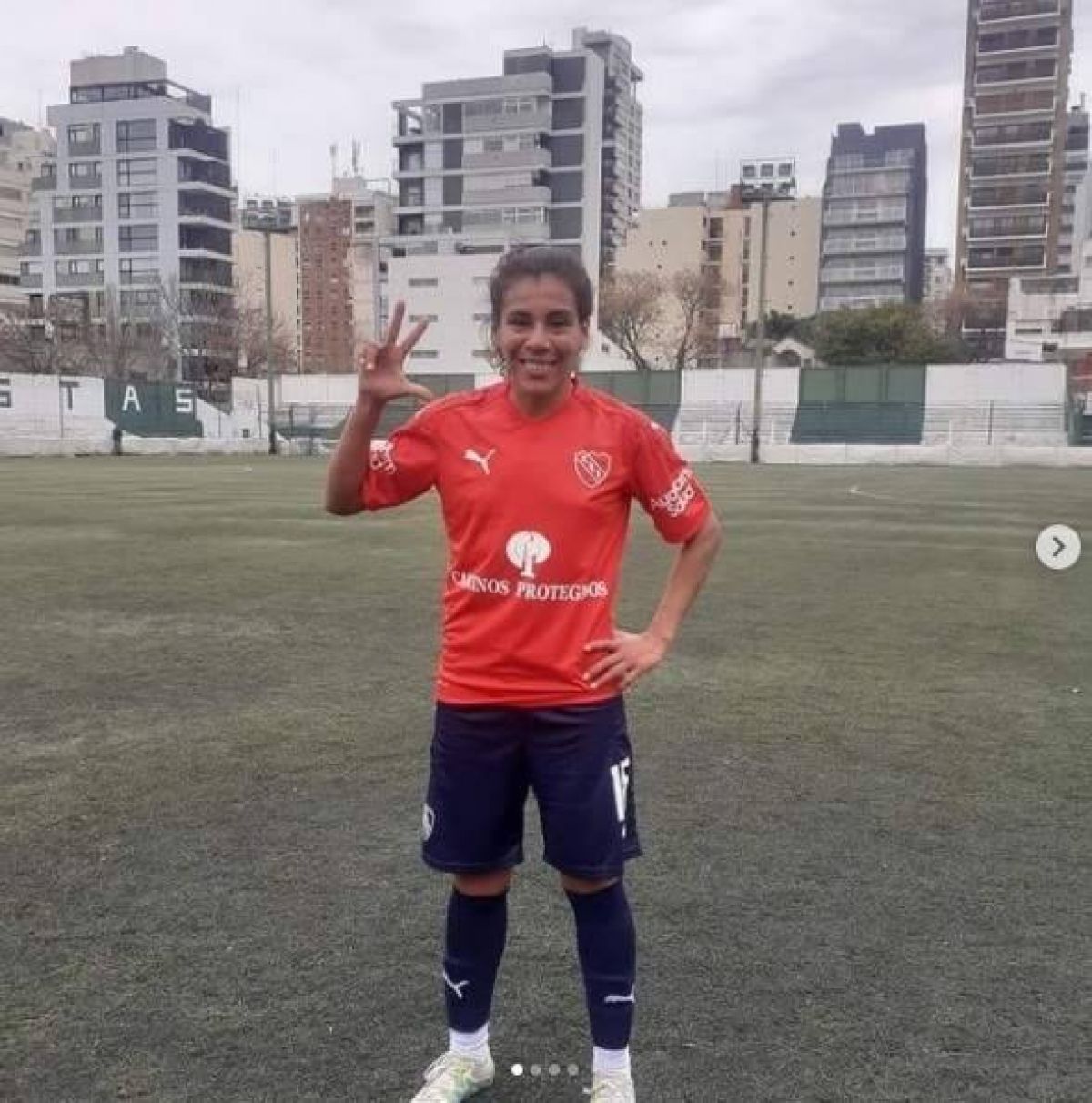 La pampeana Díaz debutó en el Rojo.