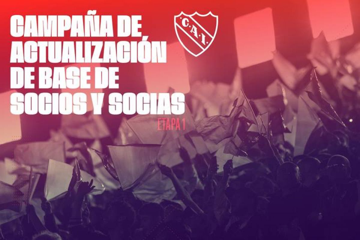 ¡PLAZO EXTENDIDO! ACTUALIZACIÓN SOCIOS Y SOCIAS.