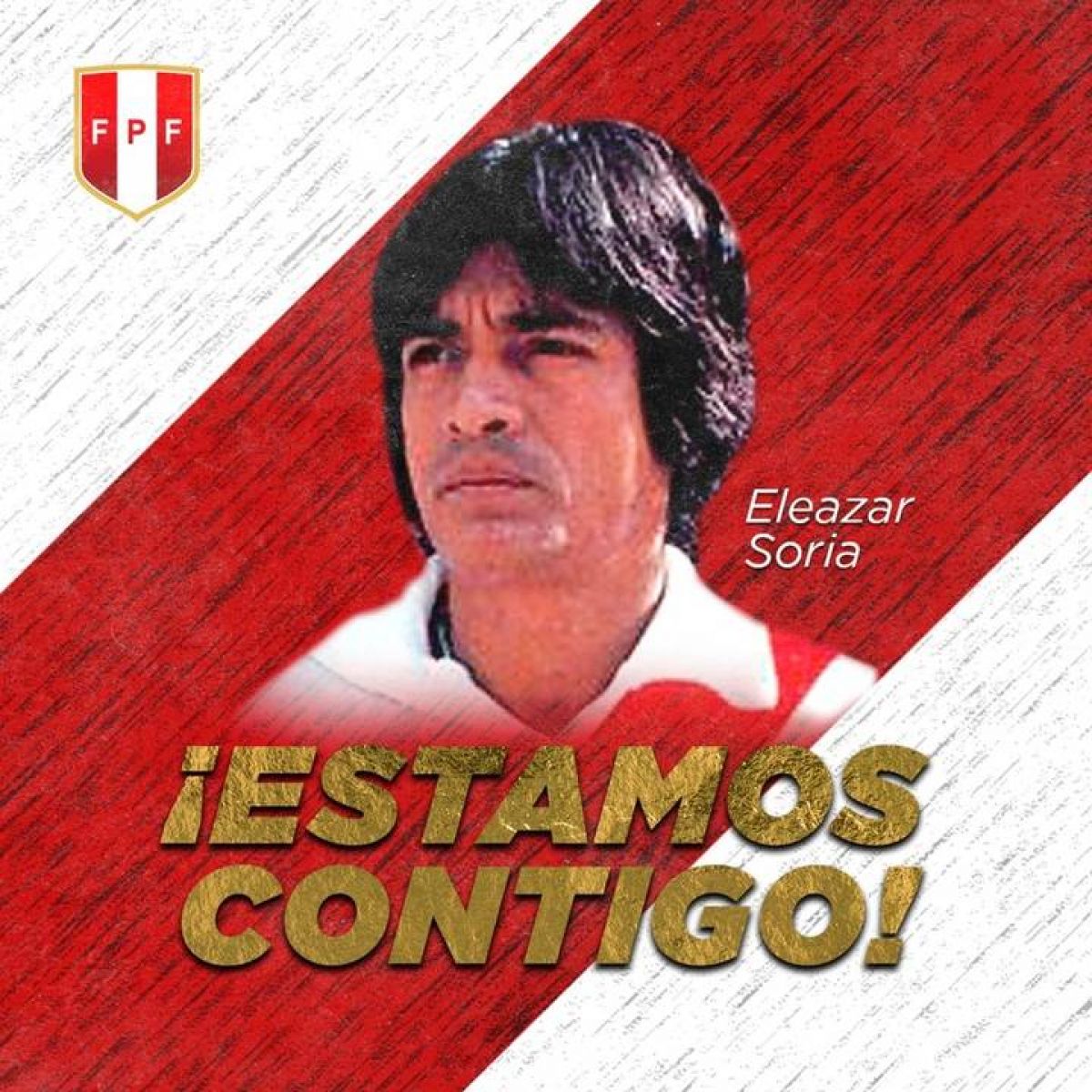 Federación Peruana de Fútbol @TuFPF . ¡En las buenas y malas, Eleazar!