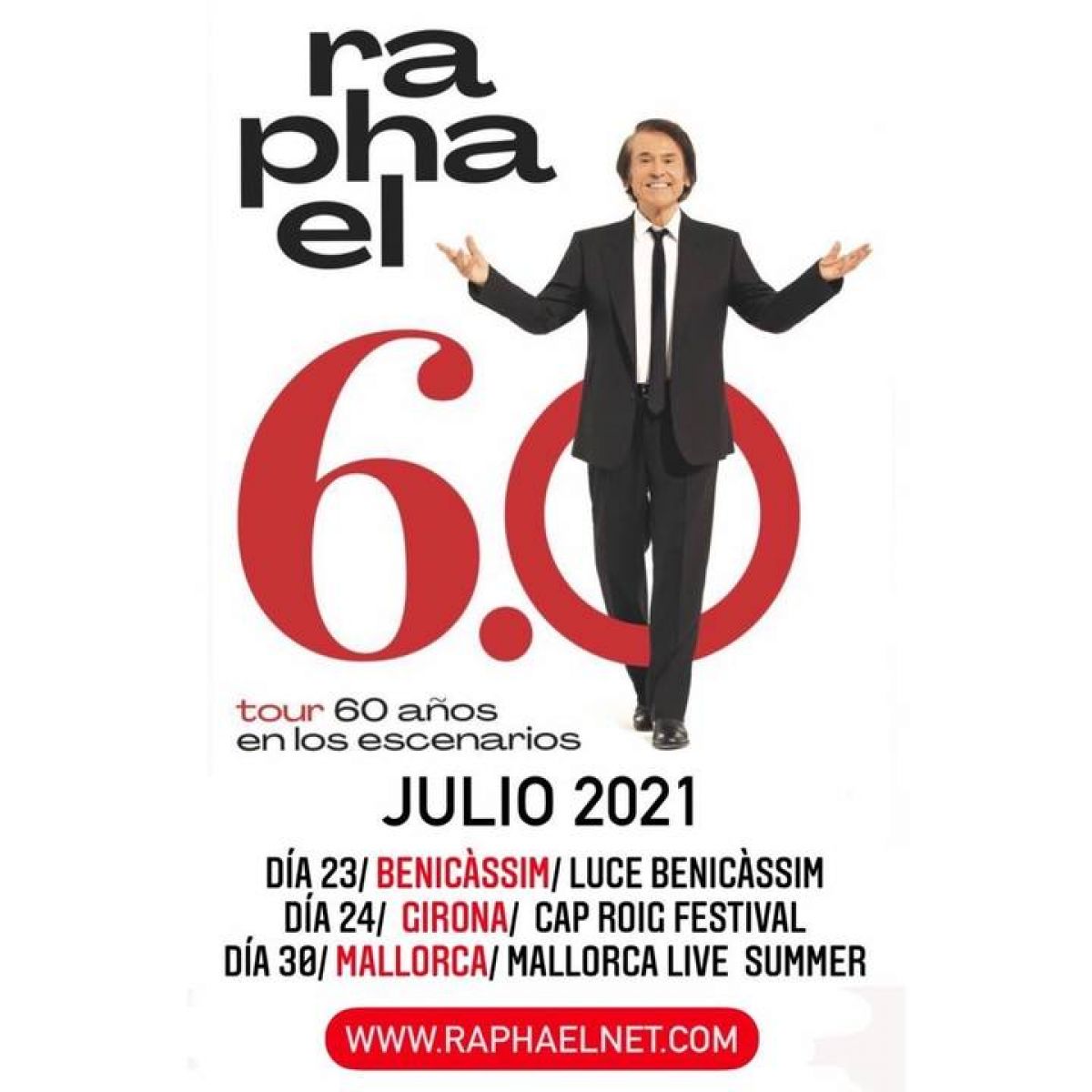 DANIEL GALOTO, PRESENTA... "#RAPHAEL INFINITO" CON EL INSUPERABLE @RAPHAELartista en @GAMA1490 .-