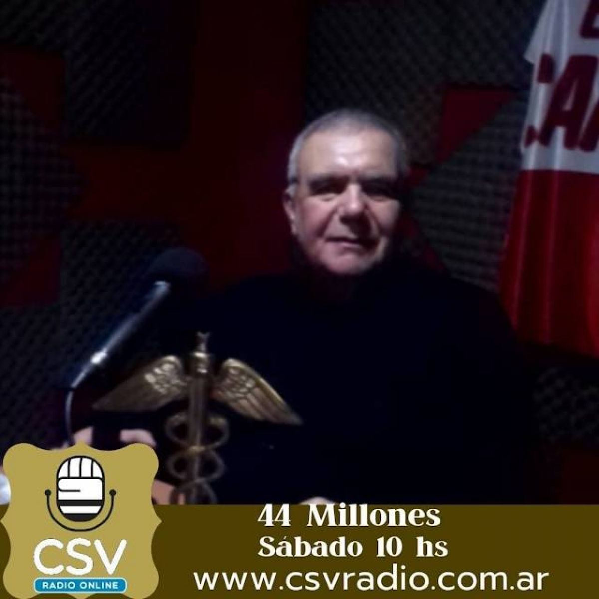 #CSV Radio Online ) Los sábados a las 10.00 hs. llega @44Millones con la conducción de Daniel Galoto.