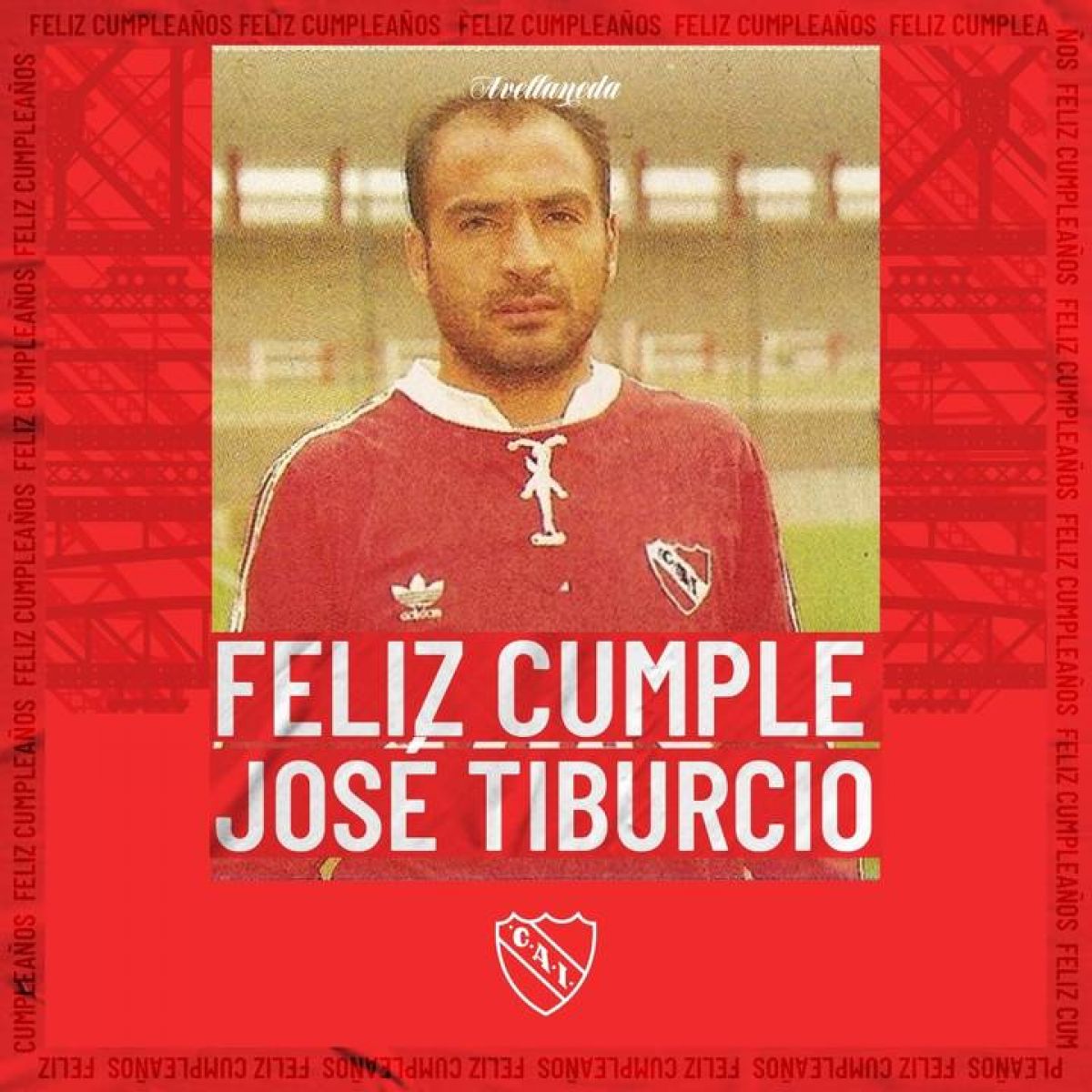 ¡Feliz cumpleaños José Tiburcio Serrizuela! #TodoRojo